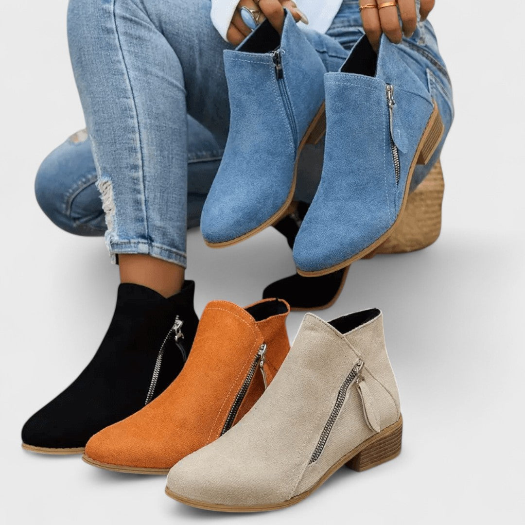 Fiora - Bottes vintage de style classique