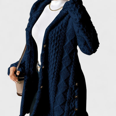 Katerina - Cardigan Manteau à Capuche Chaud