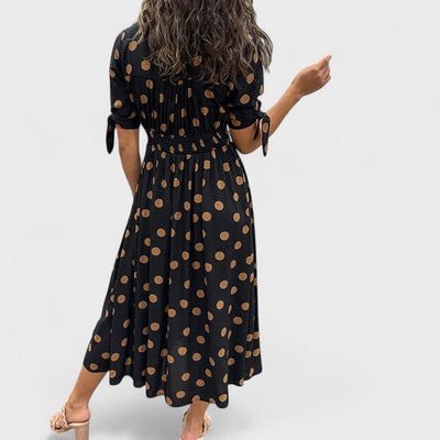 Monique - Robe Élégante à Pois