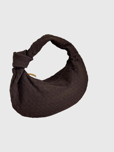 Celeste | Sac Moyen en Suède Tressée avec Nœud