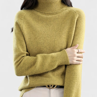 Sapphire - Pull à col montant uni