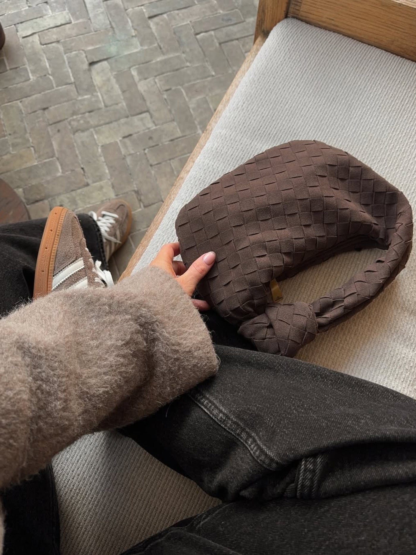 Renee | Sac Mini en Suède Intrecciato Doux