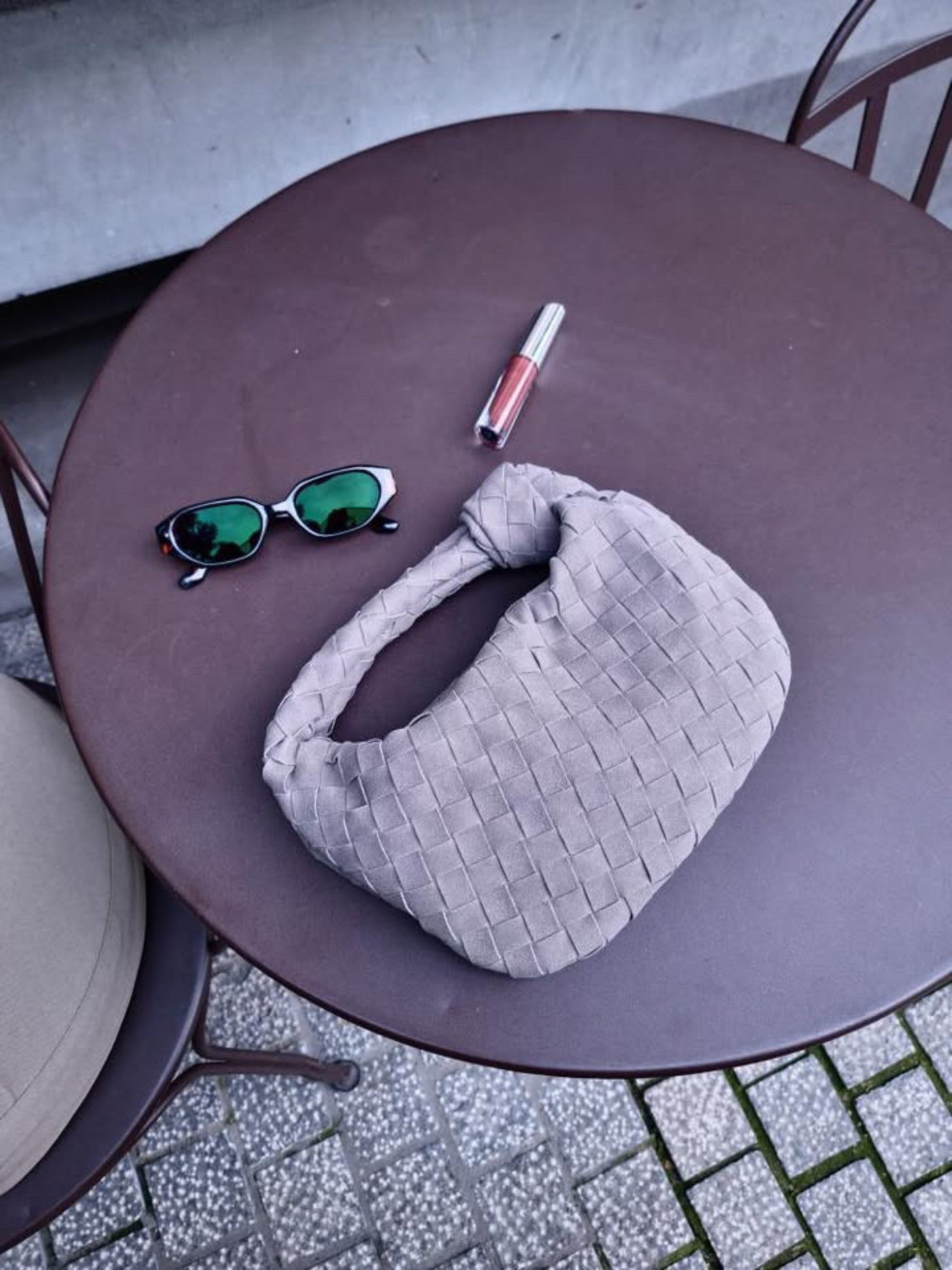 Renee | Sac Mini en Suède Intrecciato Doux