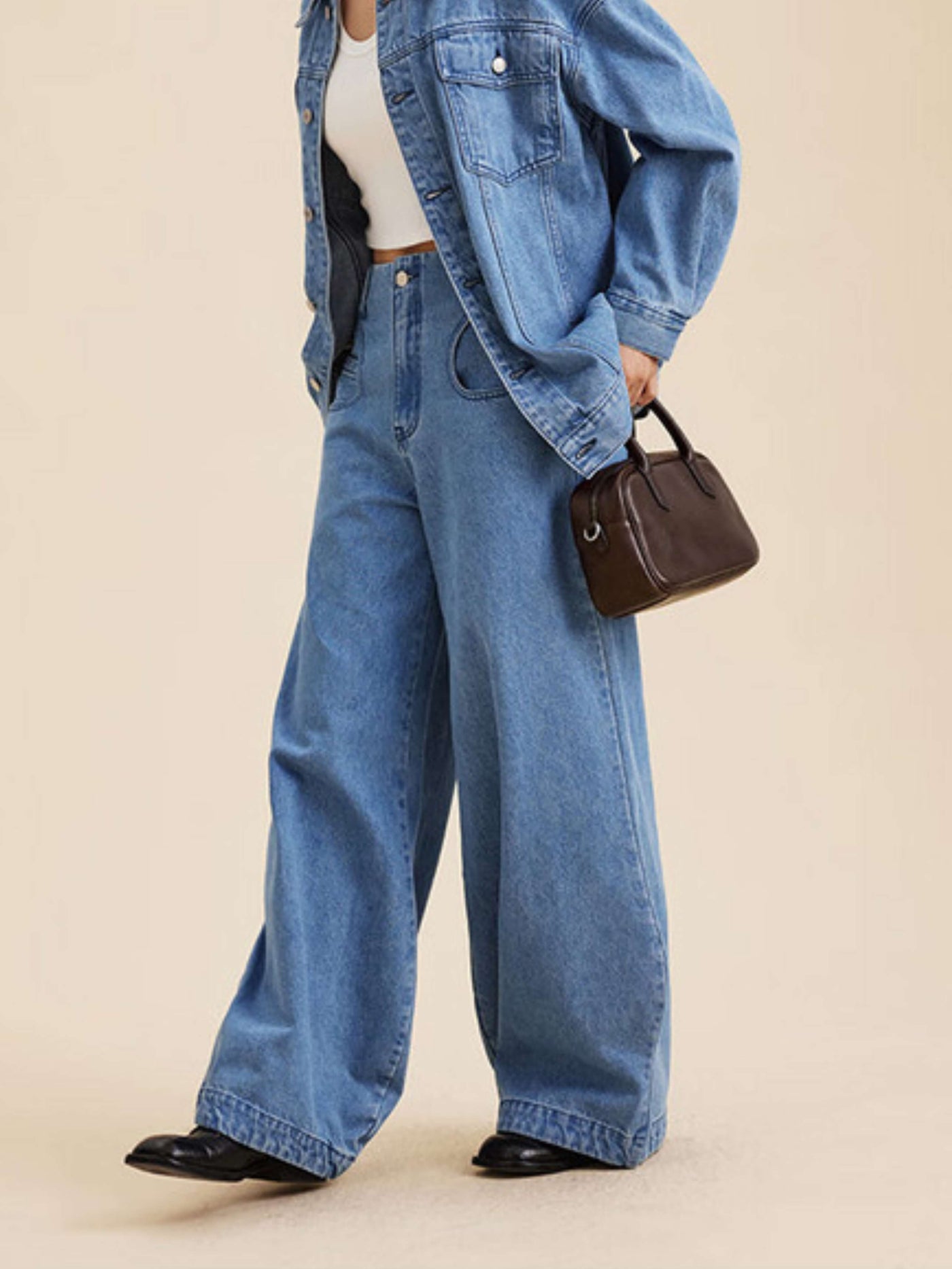 Eliza | Sac Carré avec Zip Brillant