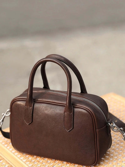 Eliza | Sac Carré avec Zip Brillant