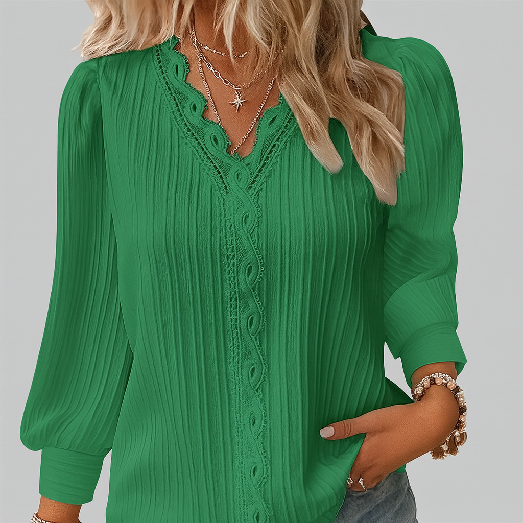 Alison – Pull Rayé avec Col