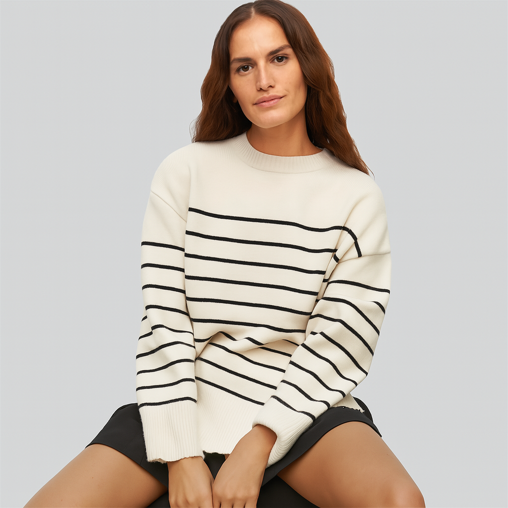 Louise - Pull Rayé Couture