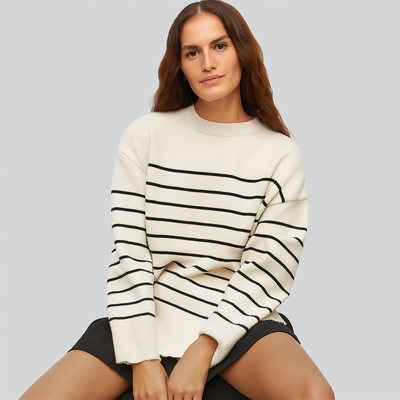 Louise - Pull Rayé Couture