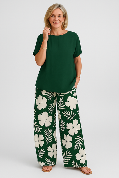 Tessina | Ensemble Estival Chic en Deux Pièces