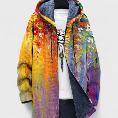 Sam - Cardigan de Luxe Inspiré par l'Art