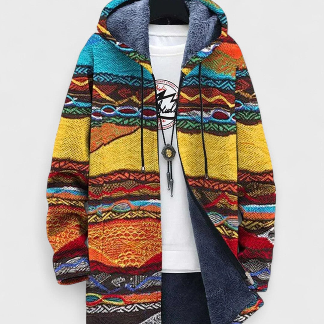 Sam - Cardigan de Luxe Inspiré par l'Art