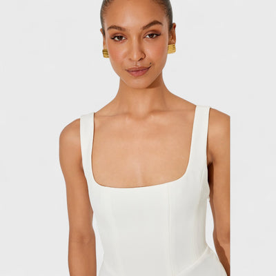 Amelia – Robe midi fluide intemporelle