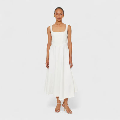 Amelia – Robe midi fluide intemporelle