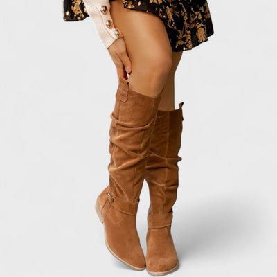 Lina – Bottes en daim confortables
