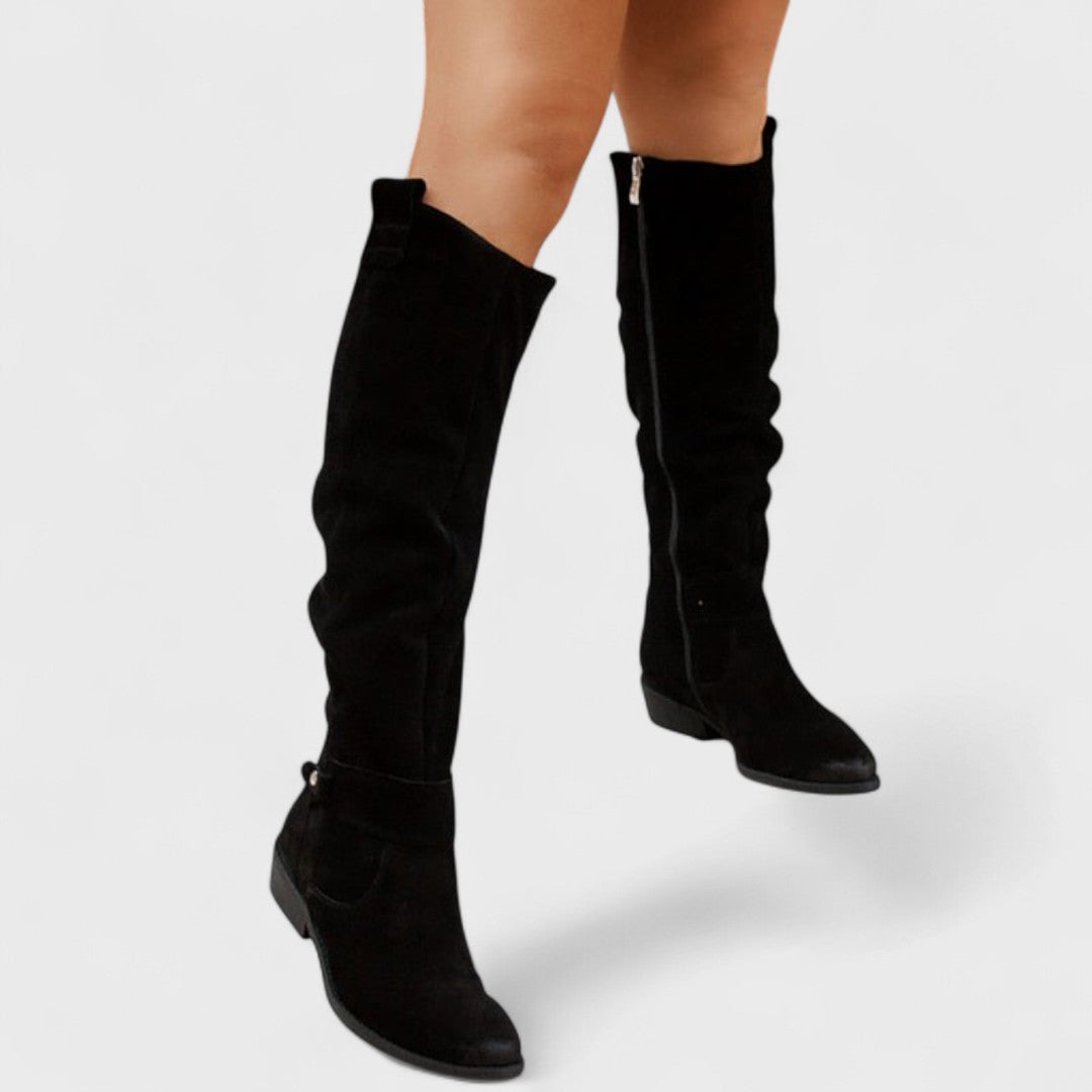 Lina – Bottes en daim confortables