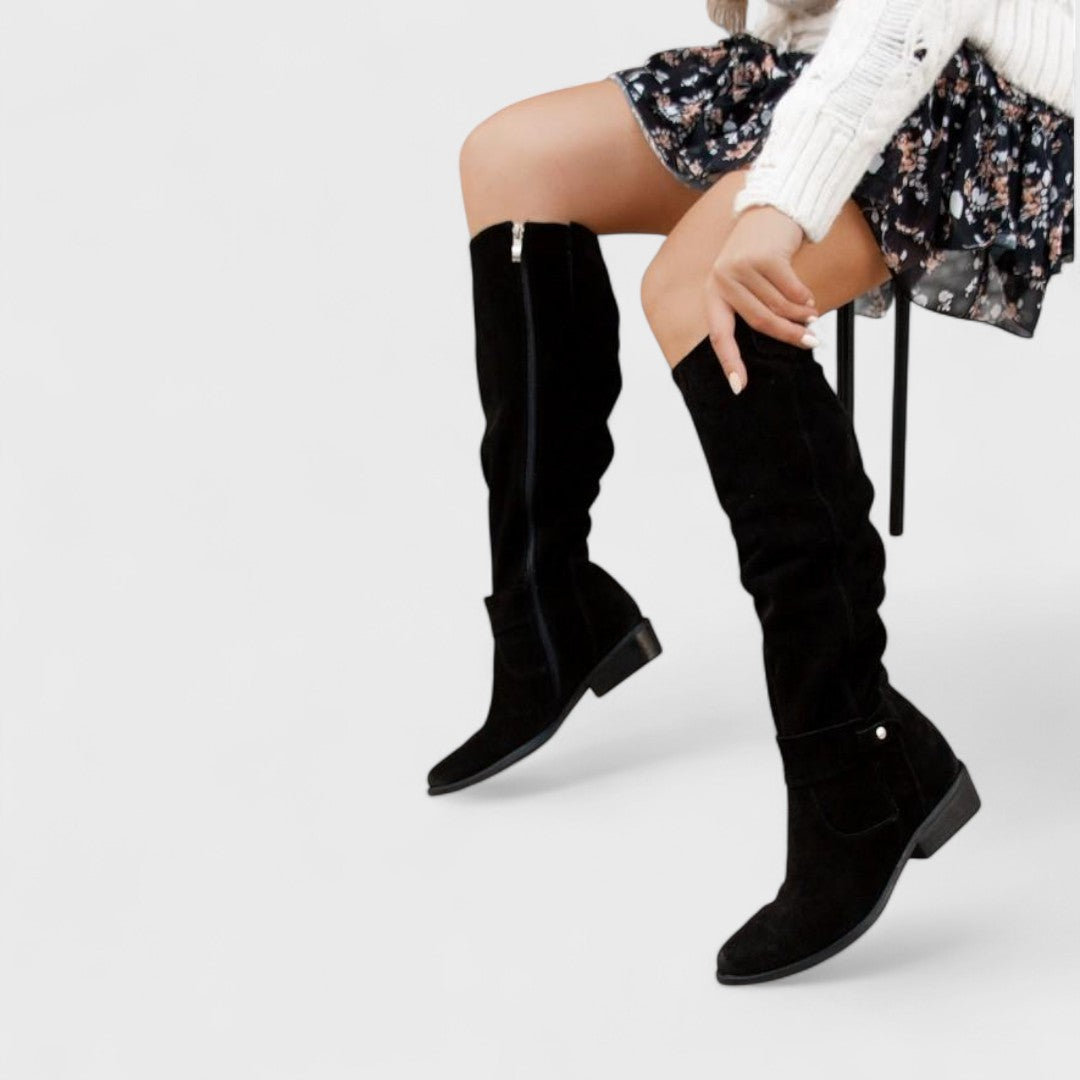 Lina – Bottes en daim confortables