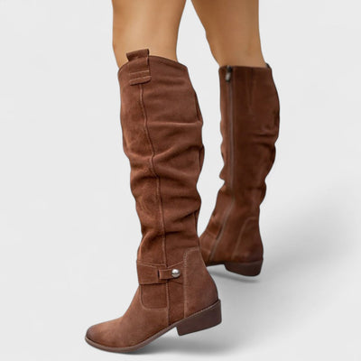 Lina – Bottes en daim confortables