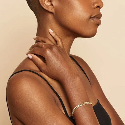 Mayzharine | Bracelet Cubain en Or 18k