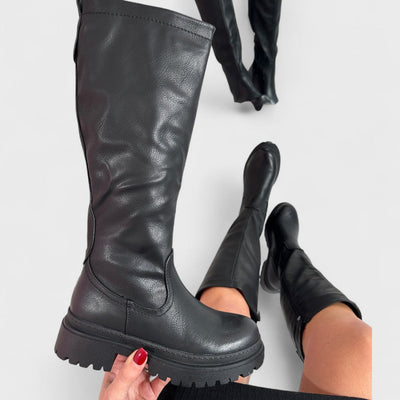 Carlita - Bottes Hautes Anetta Noires