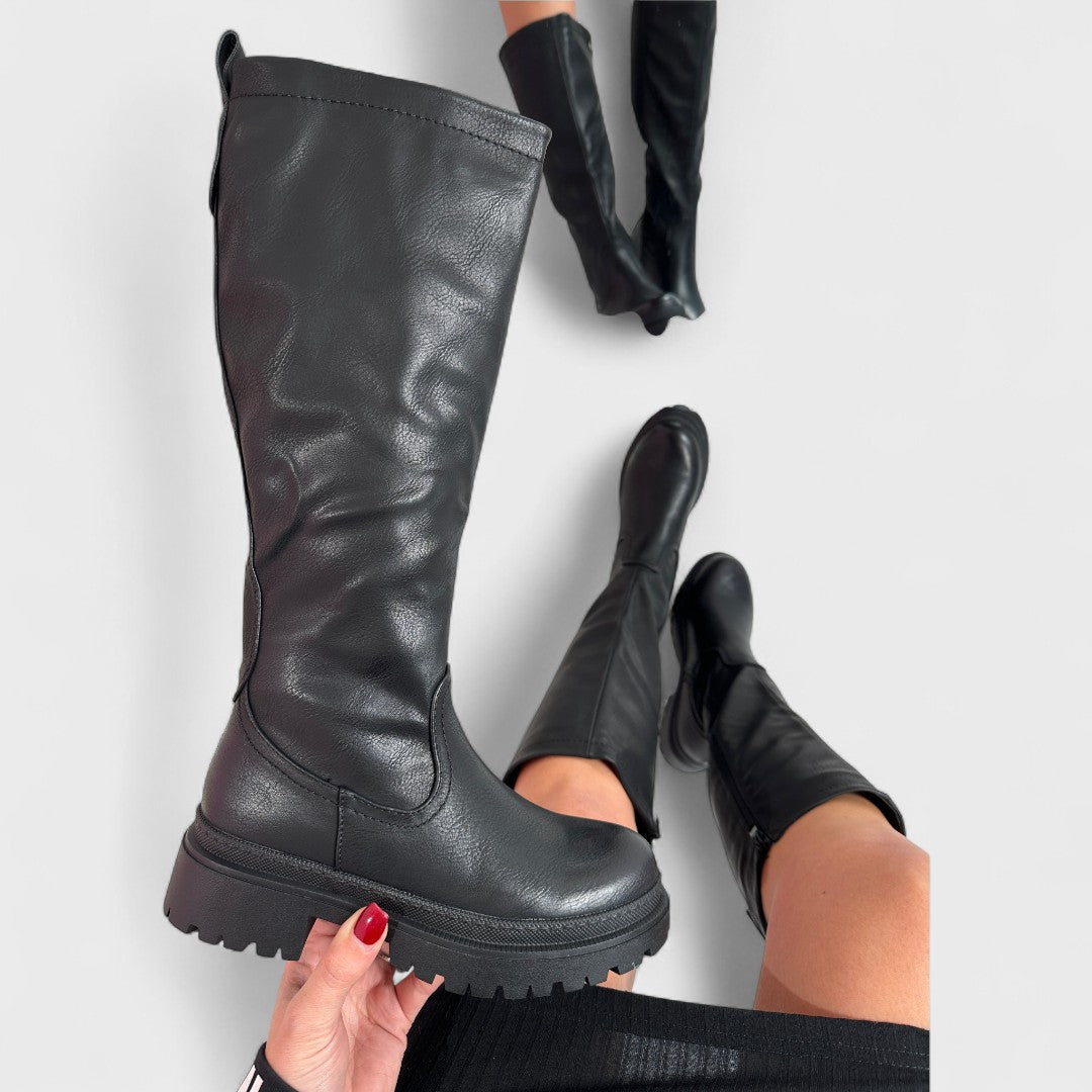 Anetta - Bottes noires hautes