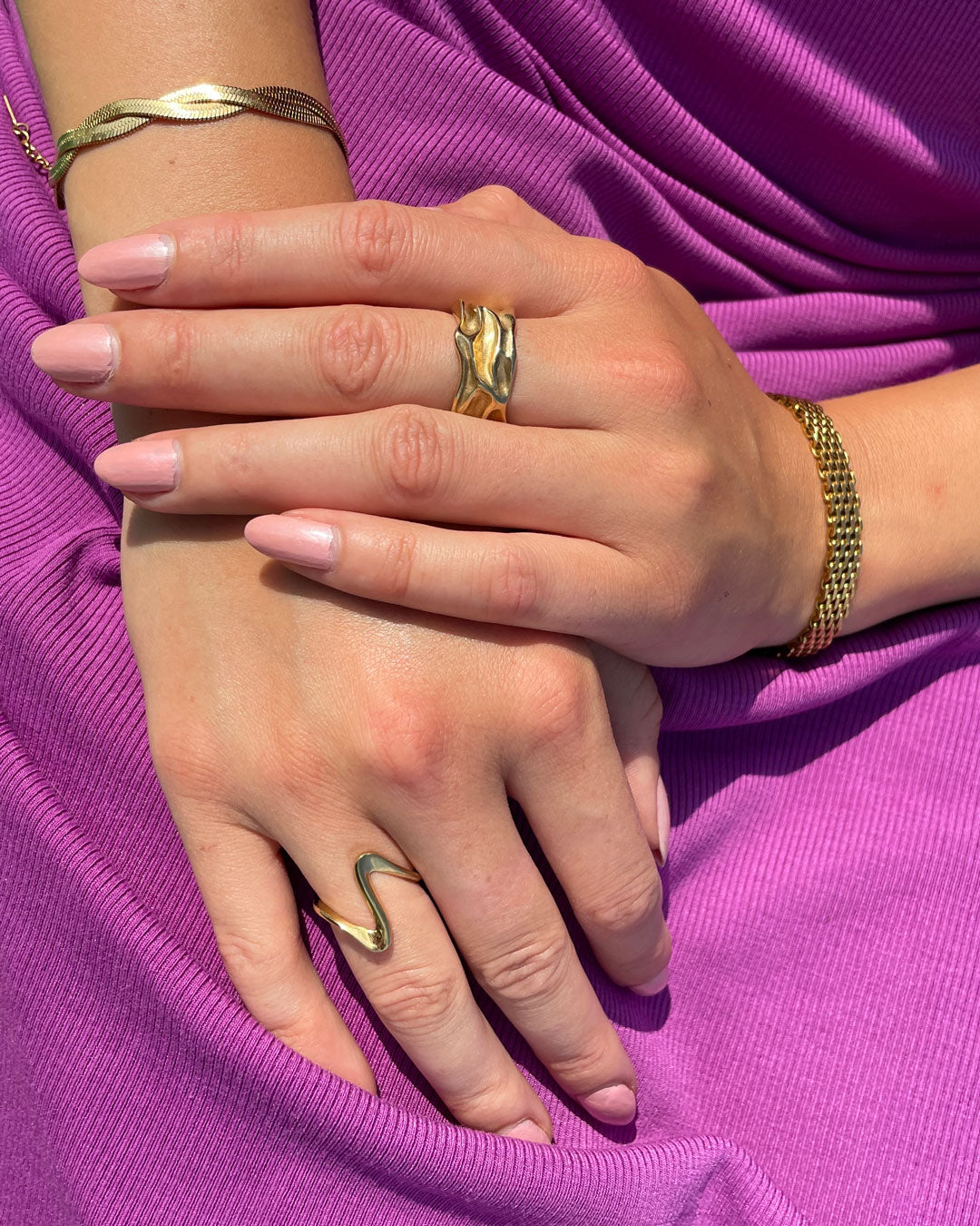 Jaylinette | Bague Grande en Or 18K