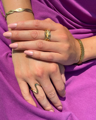 Jaylinette | Bague Grande en Or 18K