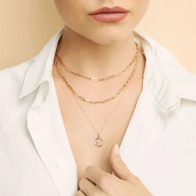 Rosalyette | Collier avec Signe Zodiacal en Or 18k