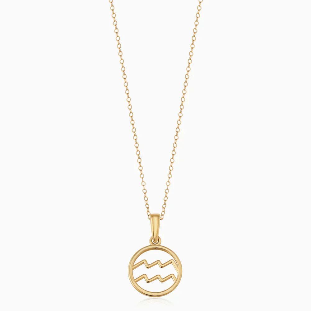 Rosalyette | Collier avec Signe Zodiacal en Or 18k
