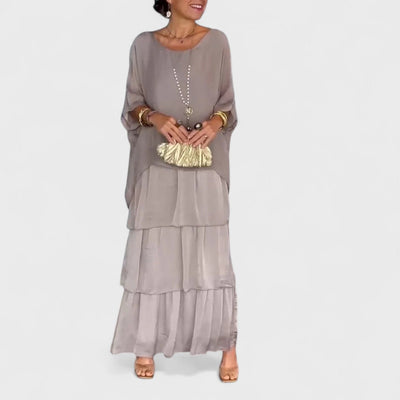 Nora - Élégante robe décontractée boho en chiffon