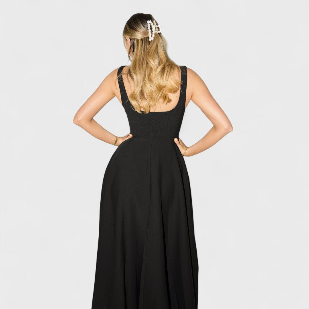 Amelia – Robe midi fluide intemporelle