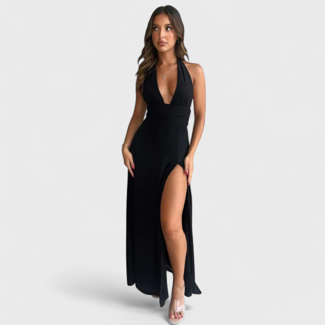 Elenor - Robe longue d'été qui met en valeur la silhouette