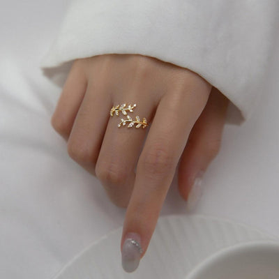 Kaelirisse | Bague en Zirconium Or 18K