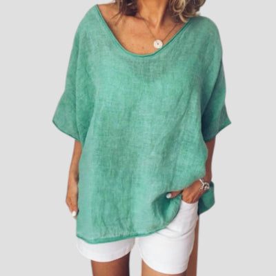 ANNA : BLOUSE CONFORTABLE ET AMPLE SUR LES RONDEURS