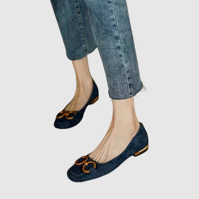 Marie™ | Ballerines de soirée en cuir