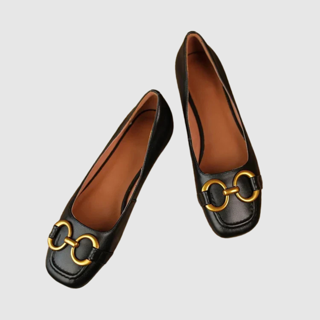 Marie™ | Ballerines de soirée en cuir