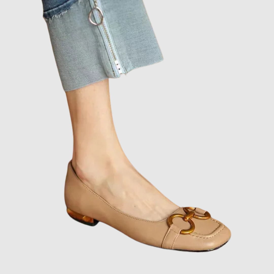 Marie™ | Ballerines de soirée en cuir