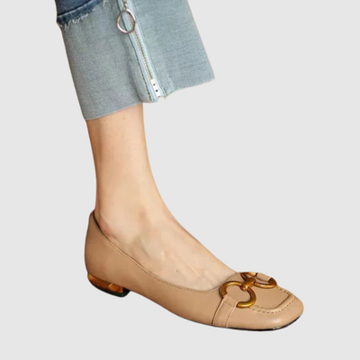 Marie™ | Ballerines de soirée en cuir