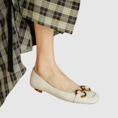 Marie™ | Ballerines de soirée en cuir