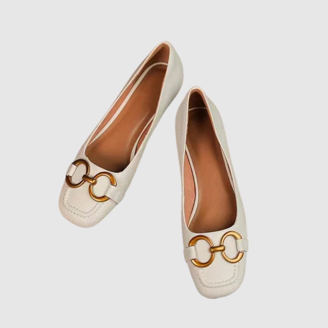 Marie™ | Ballerines de soirée en cuir