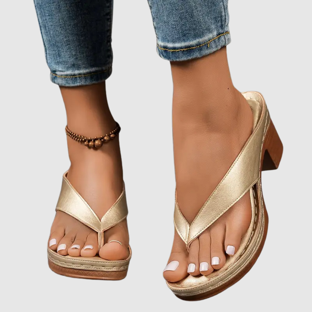 Nina - Sandales confortables à talons