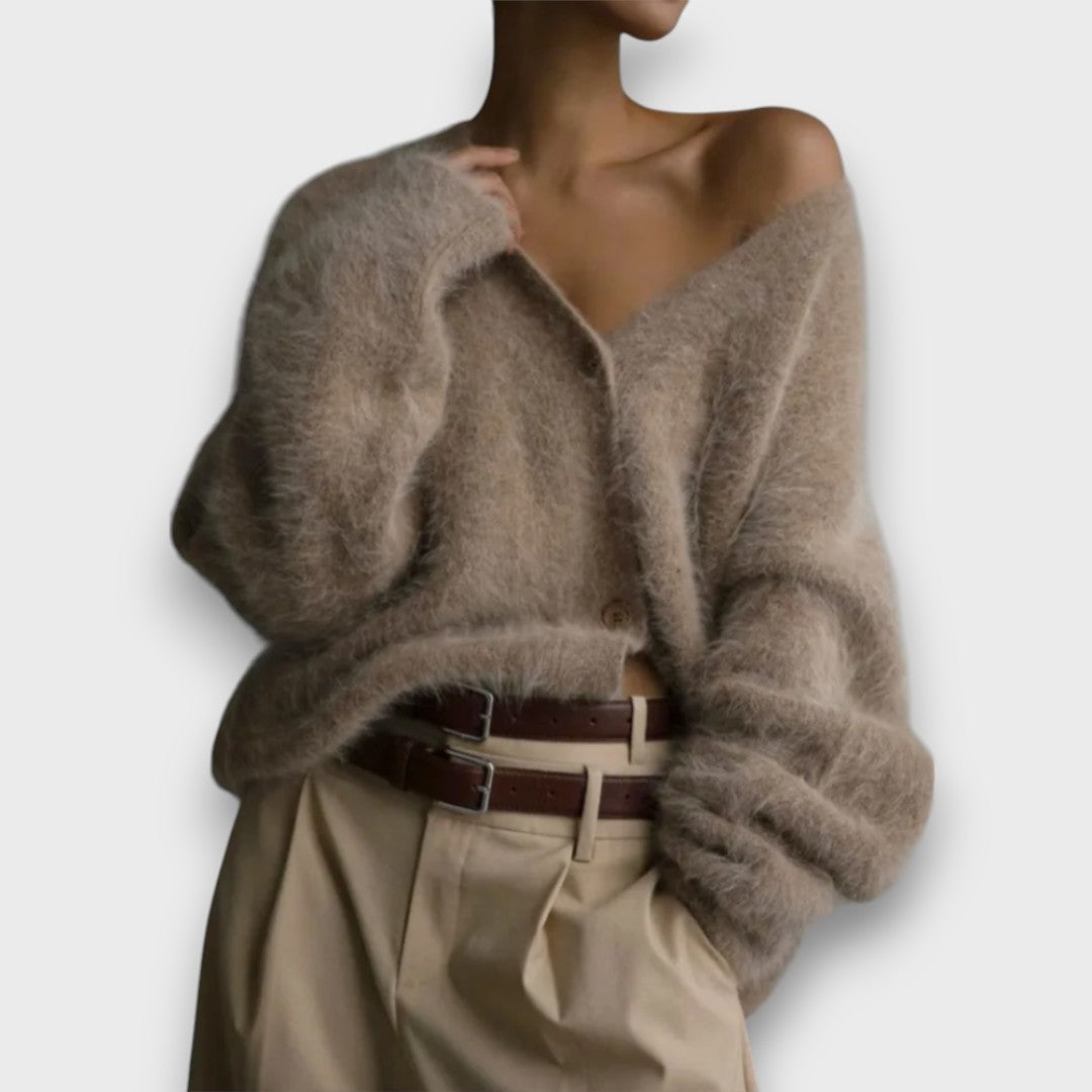 Laria – Cardigan Doux avec Coupe Classique