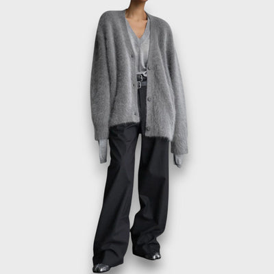 Laria – Cardigan Doux avec Coupe Classique