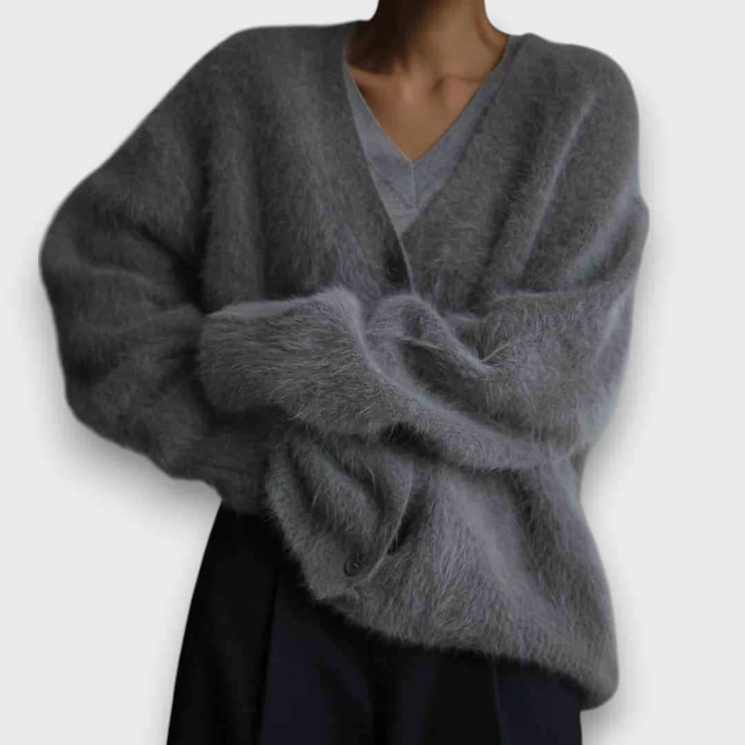 Laria – Cardigan Doux avec Coupe Classique