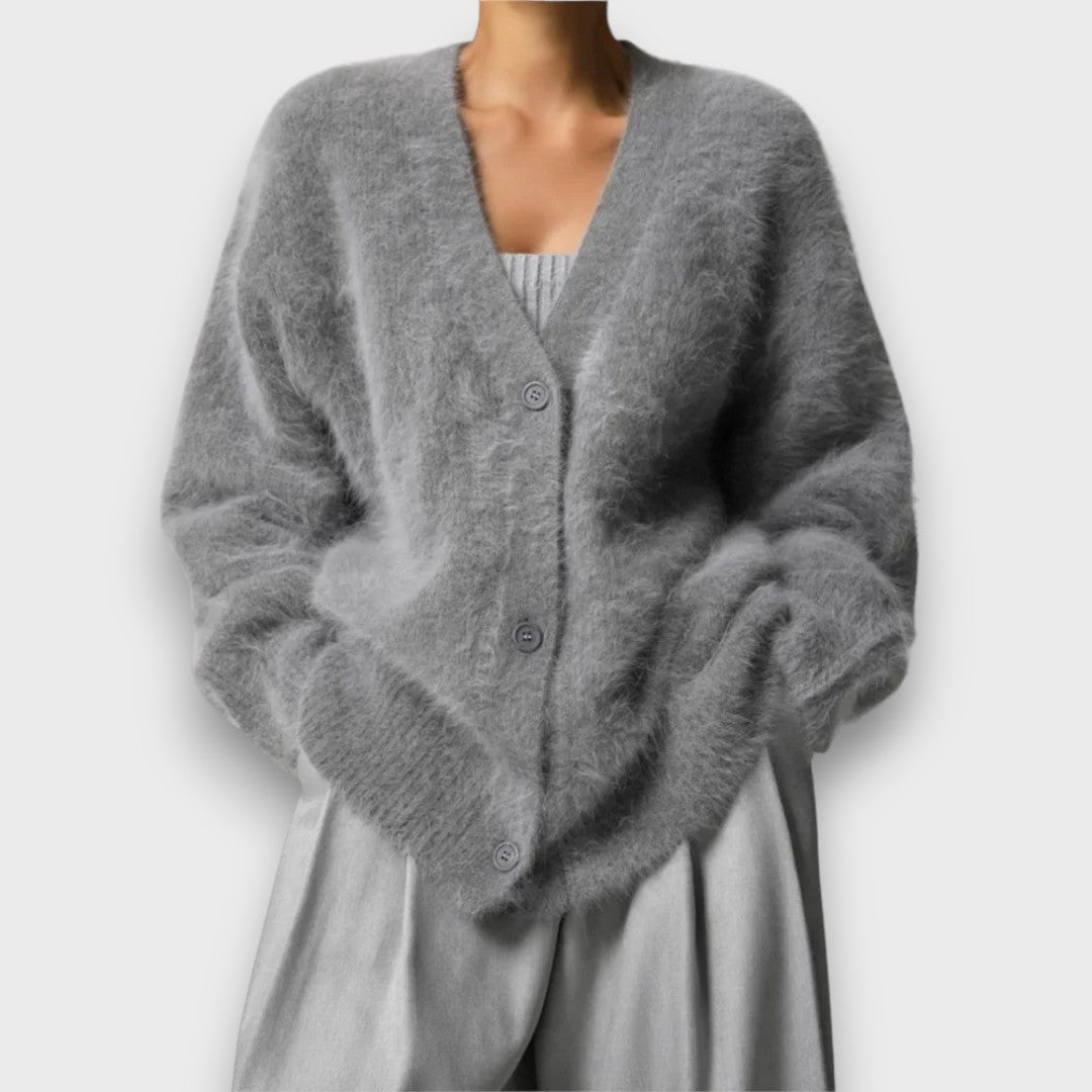 Laria – Cardigan Doux avec Coupe Classique