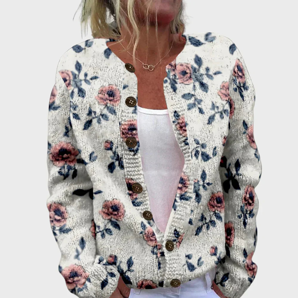 Gilet élégant en tricot avec motif