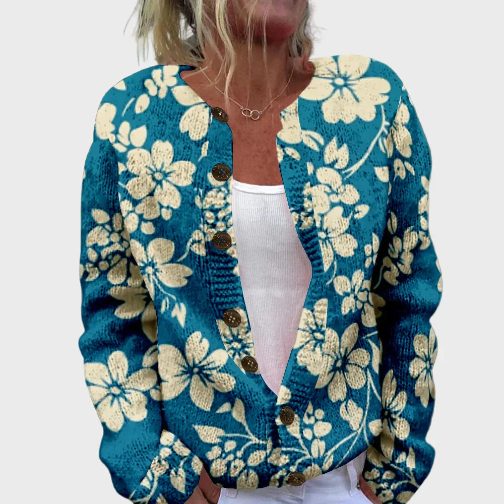 Gilet en maille élégant avec motif