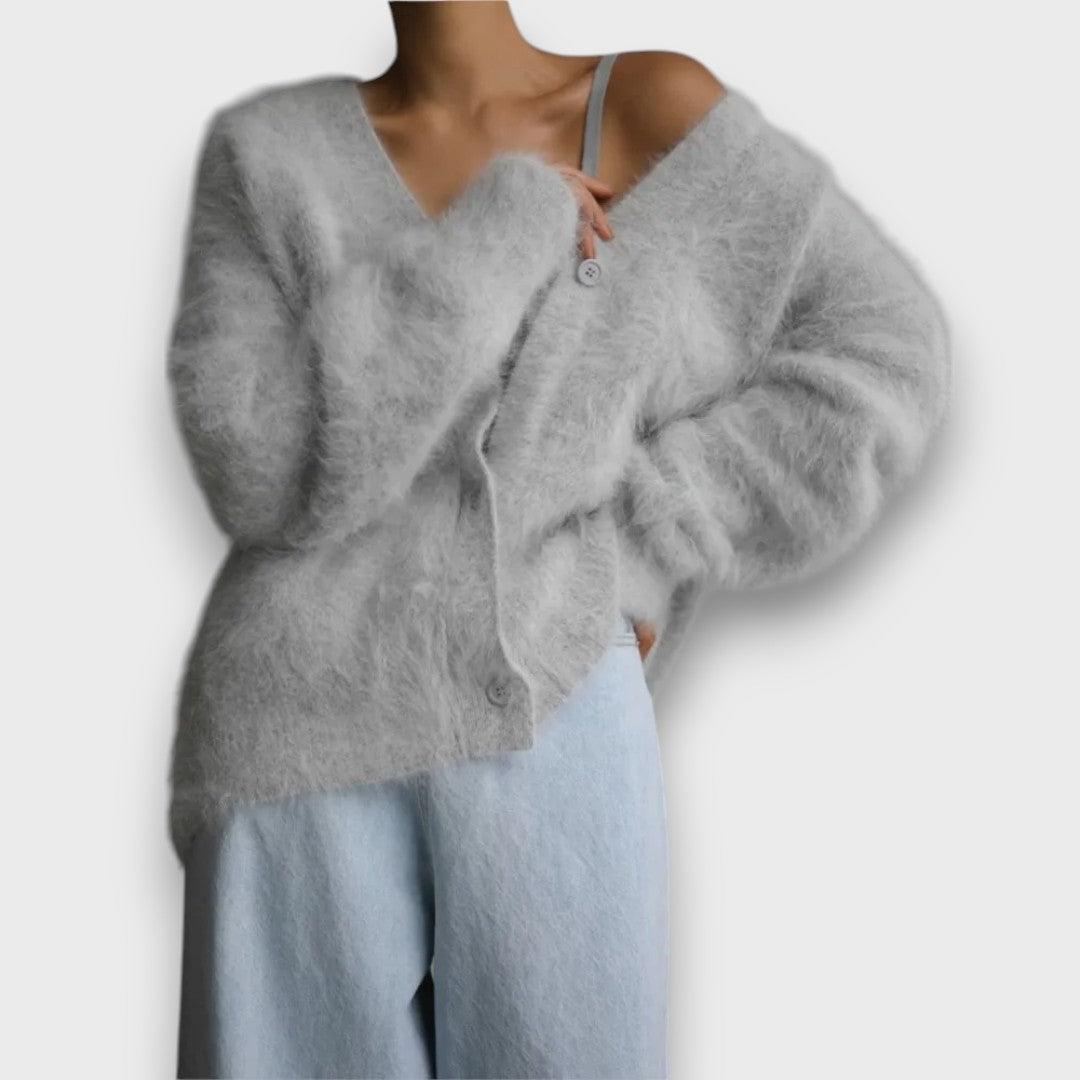 Laria – Cardigan Doux avec Coupe Classique