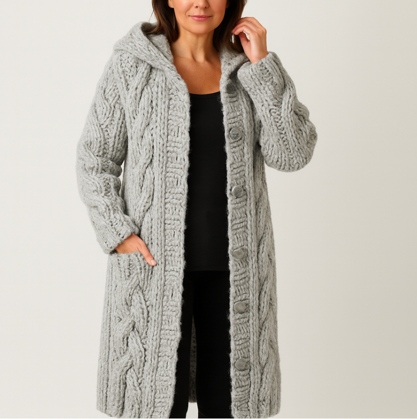 Karina - Manteau Élégant et Confortable avec Couverture du Ventre