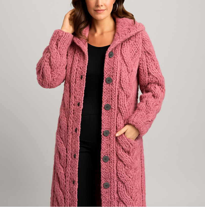 Karina - Manteau Élégant et Confortable avec Couverture du Ventre