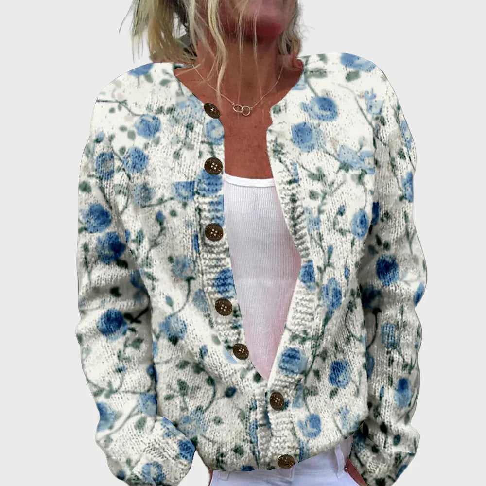 Gilet à la mode en maille avec motif